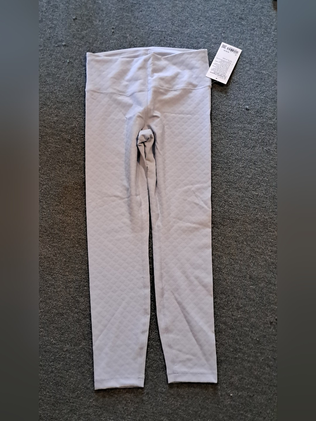 Lululemon 3d Jacquard Diamond Train High-Rise Tight 25"Trace Texture Starch Blu
